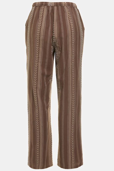 undtagelse Thriller partikel Bukser Rose, etniske striber, brede ben, elastisk linning | Bukser | Bukser