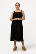 Crepe Round Neck Slip Tank Dress