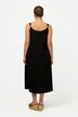 Crepe Round Neck Slip Tank Dress