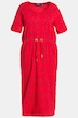 Multi Dot V-Neck Cotton Knit Dress