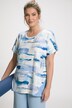 Cloud Print Layer Look Functional Quick Dry Knit Top