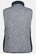 Hybrid-Weste, Stehkragen, 2-Wege-Zipper, ärmellos