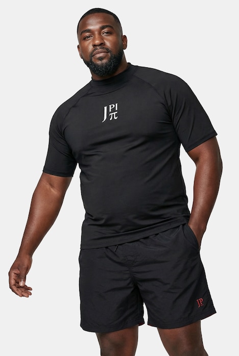 Schwimmshirt, Halbarm, Stehkragen, UV-Schutz