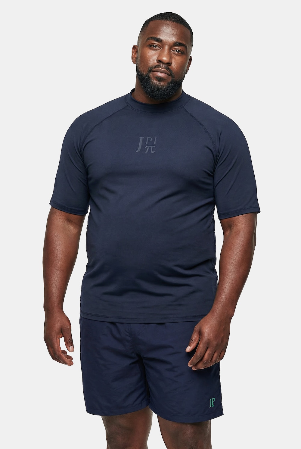 Schwimmshirt, Halbarm, Stehkragen, UV-Schutz