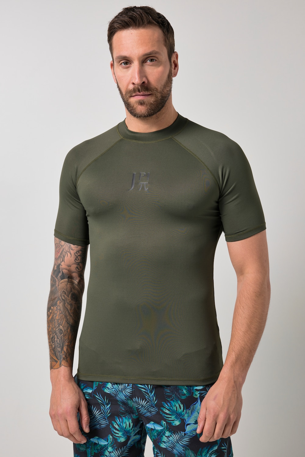 JAY-PI Schwimmshirt, Halbarm, Stehkragen, UV-Schutz