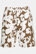 Jersey-Shorts, floraler Druck, weites Bein, Biobaumwolle