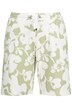 Žerzejové šortky, květinový potisk, široké nohavice, biobavlna