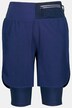2-in-1-Funktionsshorts, Zipptasche, Reflektor, Karabiner