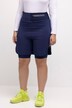 2-in-1-Funktionsshorts, Zipptasche, Reflektor, Karabiner