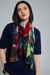 Vibrant Abstract Floral Silk Blouse