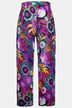 Flower Power Print Elastic Waist Pants