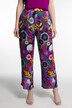 Flower Power Print Elastic Waist Pants