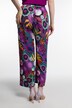 Flower Power Print Elastic Waist Pants