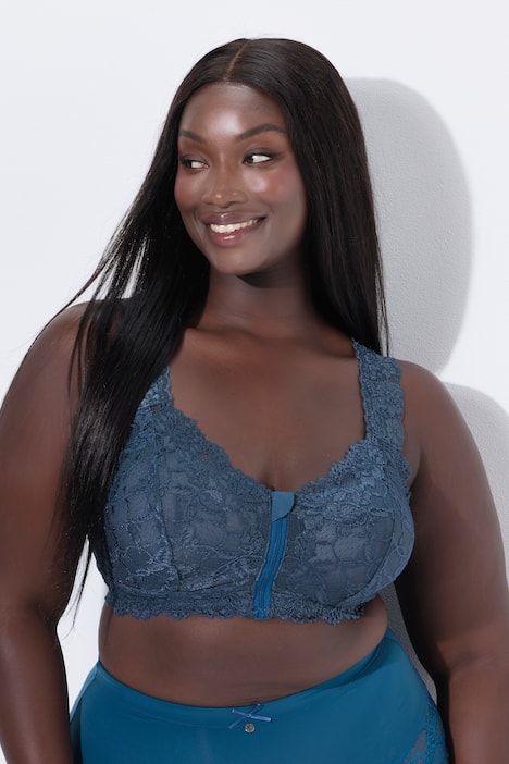Bralette, Spitze, Reißverschluss, ohne Bügel