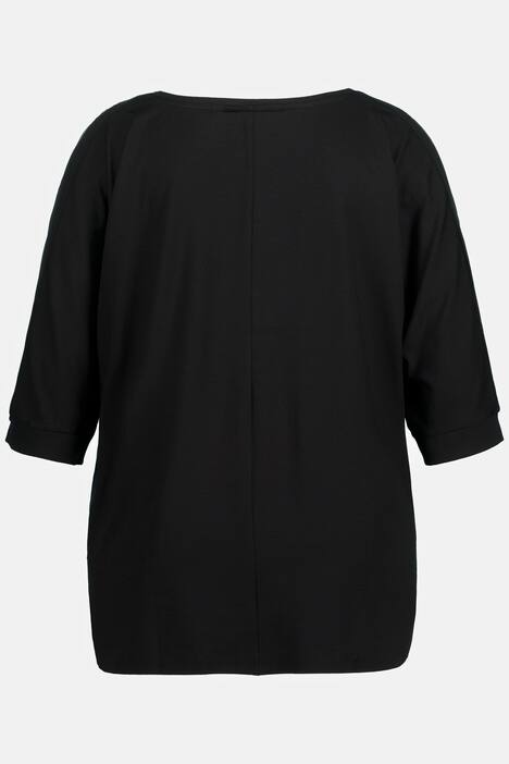 T-shirt z rękawem a la nietoperz