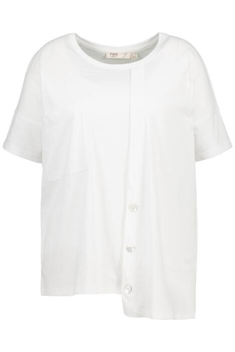 Tričko, oversize, kulatý výstřih, krátké rukávy, biobavlna