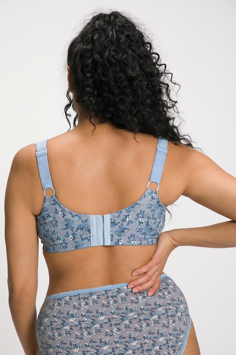 Floral Wirefree Kelly Fit Support Bra, Support