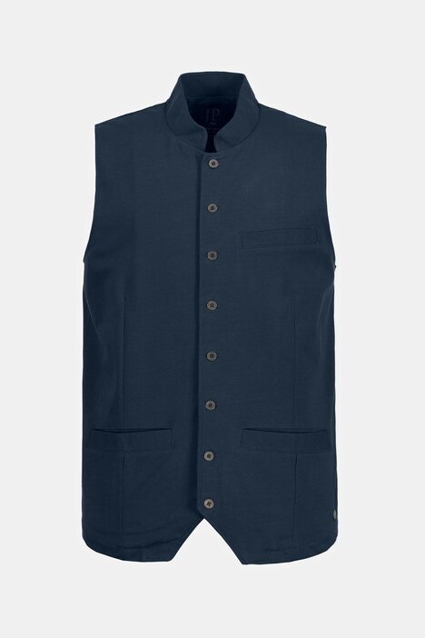STHUGE Gilet Trapuntato Uomo Con Imbottitura Sintetica – Collo Alto, Cerniera, Fino A Taglia 8XL, Morbido E Caldo, Colore Blu, Modello 810872