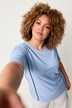T-Shirt, V-Ausschnitt, Halbarm