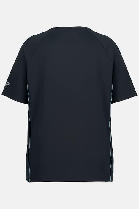 T-Shirt, UV-Schutz 50+, V-Ausschnitt, Halbarm