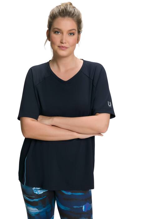 Tričko, UV ochrana 50+, výstřih do V, krátké rukávy