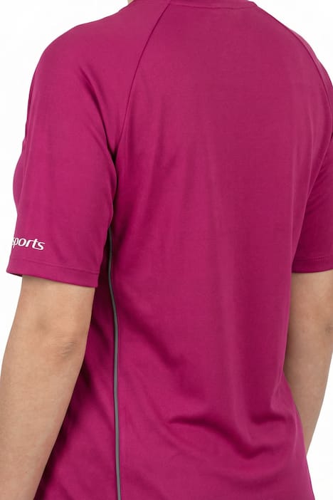 T-Shirt, UV-Schutz 50+, V-Ausschnitt, Halbarm