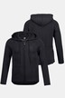JAY-PI Rad Hoodiejacke, Bikewear, Langarm, Kapuze, Saumtasche hinten