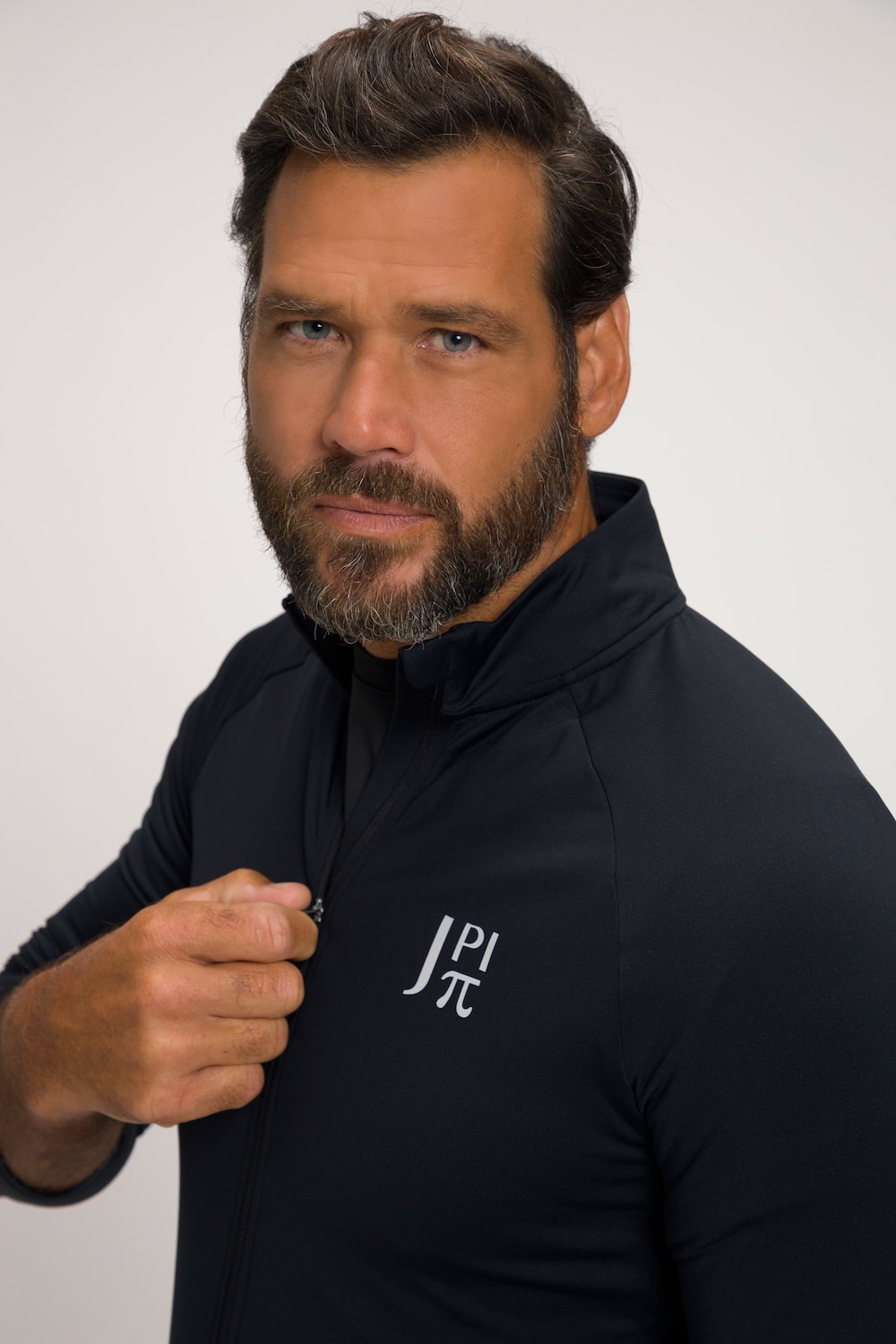 Stora storlekar JAY PI-cykeltrikåjacka, Her, svart, storlek: 7XL, Polyester/Elastan, JAY-PI