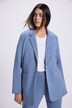 Longblazer, Reverskragen, A-Linie, Jersey