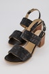 Decorative Stitching Foot Straps Leather Sandals
