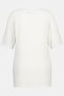 pullover, bandjesgaren, V-hals, korte mouwen