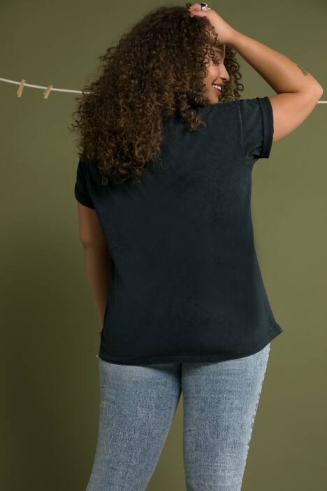 T-shirt z myszką Jerry, oversized, okrągły dekolt, krótkie rękawy