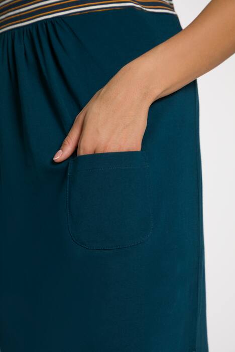 Nachthemd, Ringel, Rundhals, ärmellos