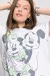 T-shirt z Myszką Miki, oversized, okrągły dekolt, krótki rękaw