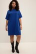 Extra Longshirt, Rundhals, Halbarm, Oversized
