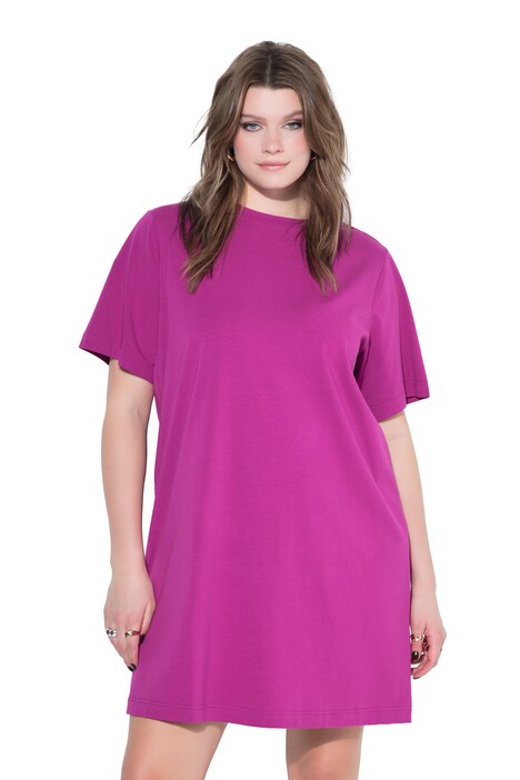 Dlouhé tričko, extra dlouhé, kulatý výstřih, krátké rukávy