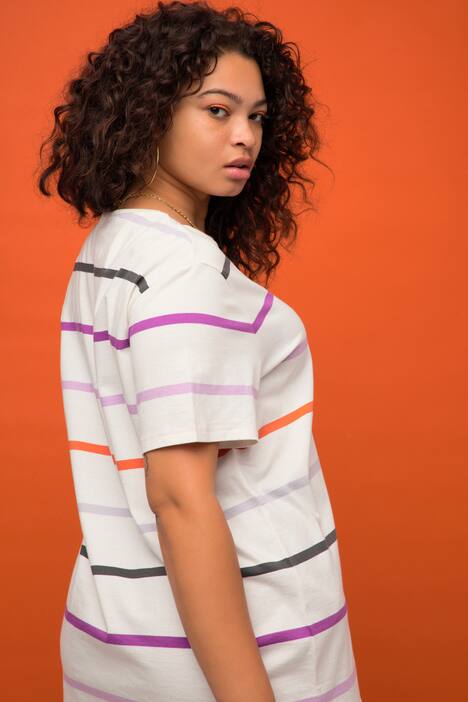 Colorful Stripe Long Tee