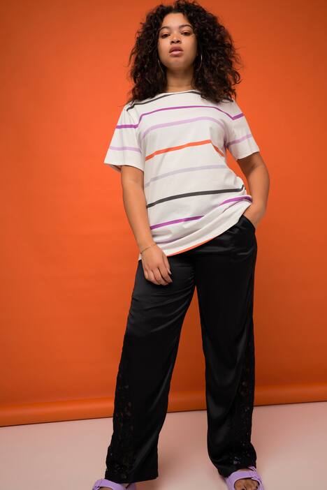 Colorful Stripe Long Tee