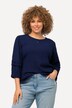 Bubble Texture Stretch Cotton Blouse