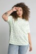 T-Shirt, oversized, Rundhals, Halbarm, Leo Print