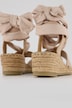 Nahka-espadrillokset, niinipohjallinen, leveys H
