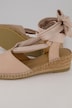 Nahka-espadrillokset, niinipohjallinen, leveys H