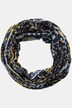 Colored Grass Print Infinity Scarf