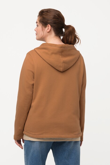 Sweat-shirt Homme à Capuche - Coupe Ample - Molleton Coton/polyester - Pour Tous Les Jours, Sport, Détente - Grande Taille