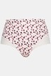 Pink Dots Lace Detail Stretch Microfiber High Rise Panty