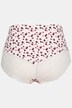 Pink Dots Lace Detail Stretch Microfiber High Rise Panty