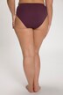 Slip, Two-Tone-Mikrofaser, Spitze, High Waist