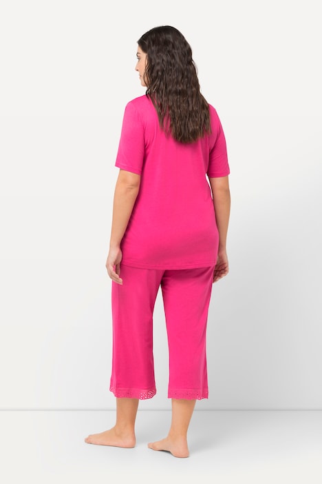 Ultra-soft trimmed pyjama set