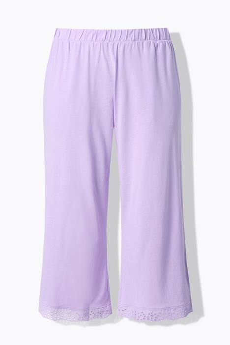 Pyjama, Lochstickerei, Halbarm, Modalmix