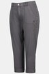 Caprihose Tina, 5-Pocket-Schnitt, Saumschlitze, Zipper